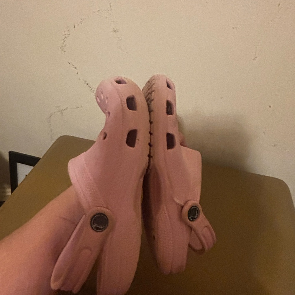 CROCS Kids Light Pink Sandals - Picture 6 of 8